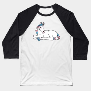 trans pride unicorn foal Baseball T-Shirt